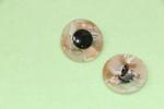 Seashell Decorative Clothing Buttons 34l Round Shape Enviormental Friendly