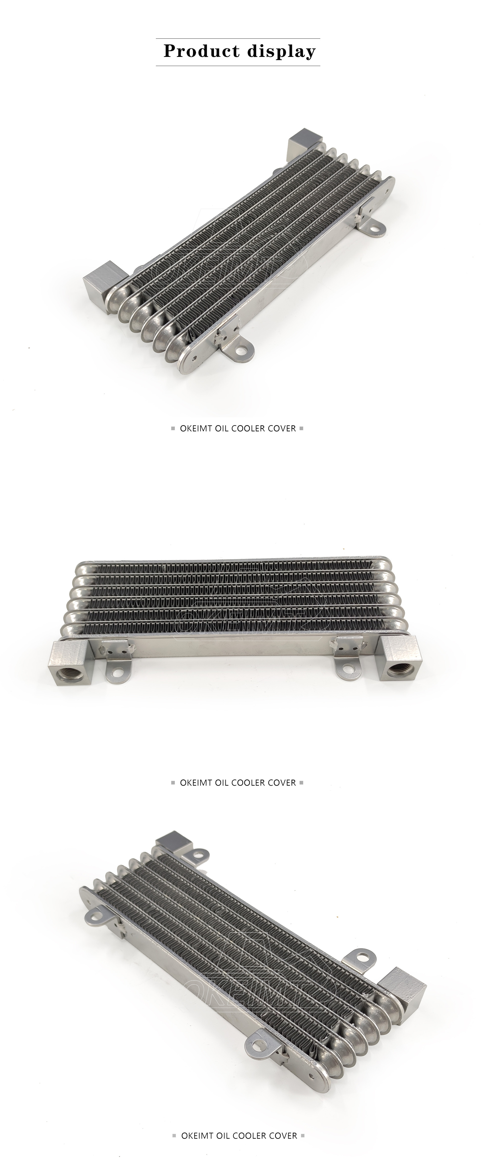 Excavator Engine Parts Original PC200-8 Excavator Fuel Cooler 208-03-71161