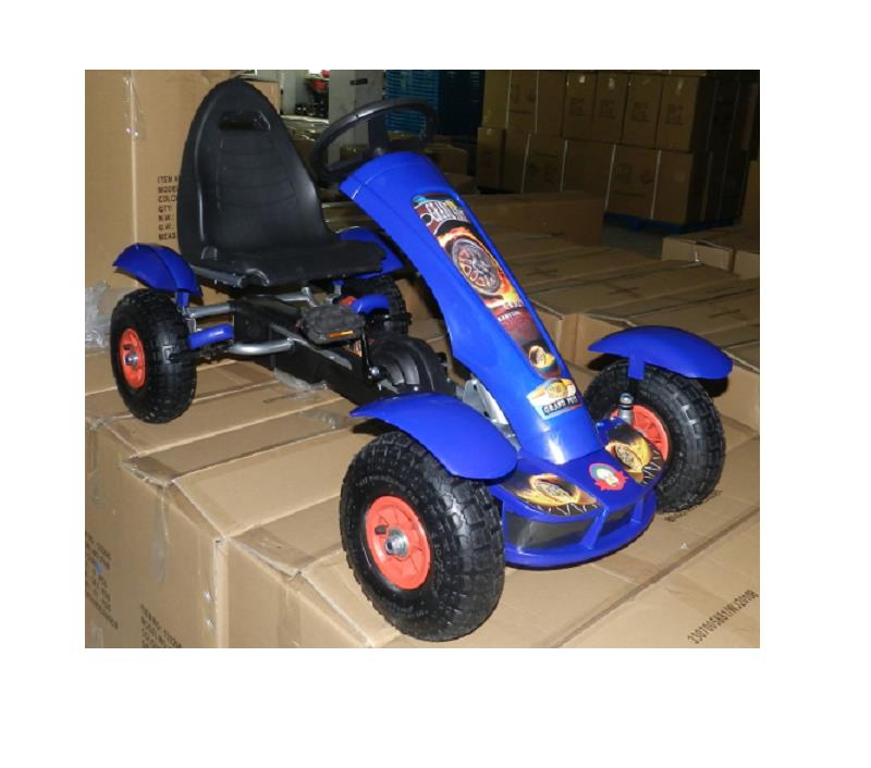 Adjustable Seat and Clutch/Brake Children's Ride-On Car Pedal Go Karts for Ages 5-12
