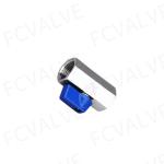 Stainless Steel Mini Ball Valve with Internal Thread CF8m Pn63 Pressure and
