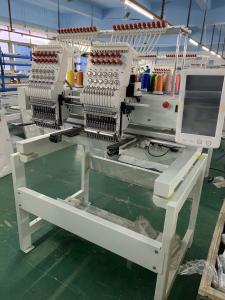 Quality 9/12/15 Needles 2 heads Computer Embroidery Machine for Cap T-shirt sequin embroidery wholesale