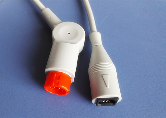 TPU HP Invasive Blood Pressure Cable Round 12 Pin Long Service Life