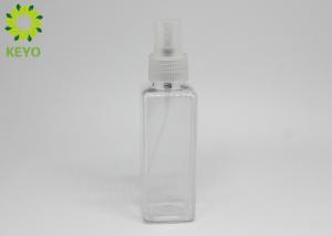 Quality Square Shape Cosmetic Spray Bottles , Clear Plastic Spray Bottles wholesale