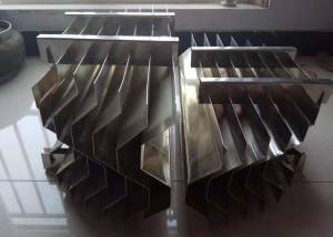 Quality SS316L Chevron Plate Mist Eliminator , Desulfurization 3 Pass Demister wholesale
