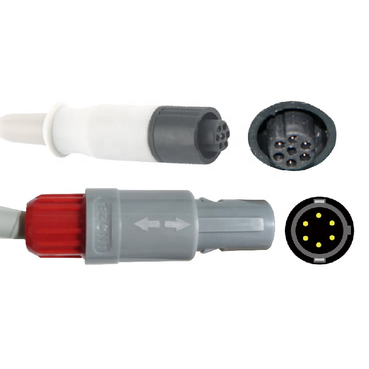 Contec 6 Pin IBP Adapter Cable To Medex Transducer IBP Cable
