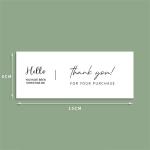 Waterproof Cardboard Box Sticker Custom Mailing Labels Brown Kraft