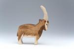 Finely Crafted Handmade Wooden Animals Wooden Goat Figurine Unique Showcasing