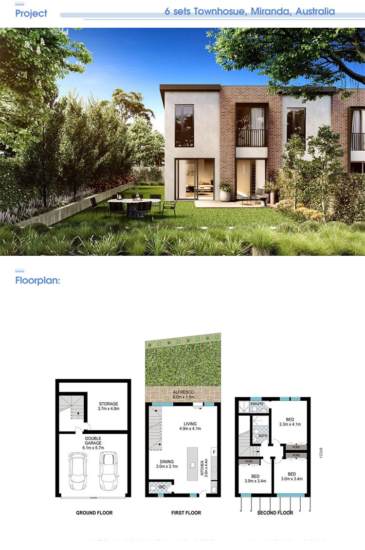 Modular Home Prefabricated House Construction Apartment Buildings With Light Steel Frame Houses