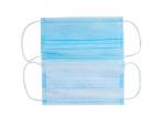 Blue Medical Disposable Face Mask Non Woven 3 Ply With Earloop