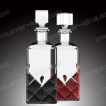 Crystal White Flint Cognac Glass Bottle 750ML For Luxury Liquor And Spirit