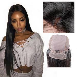 Quality Natural Black Remy Long Lace Front Wigs Human Hair 100% Unprocessed Good Feeling wholesale