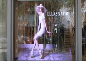 Quality P7.8 Transparent LED Film Display , Digital LED Screen Steel Alloy Simple Structure wholesale