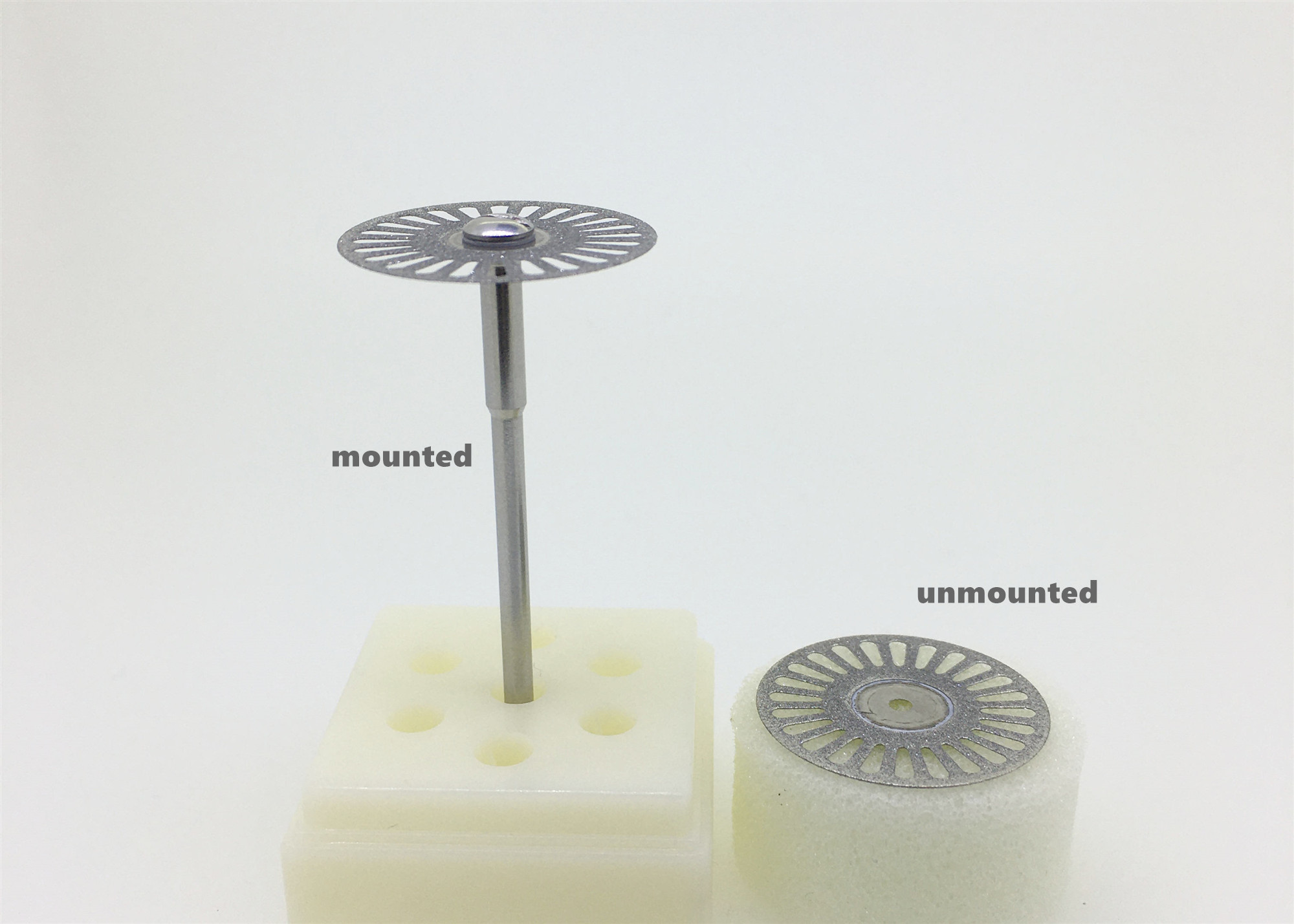 Rotary Dental Flexible Diamond Discs Sunflower Shape Coated Rapid