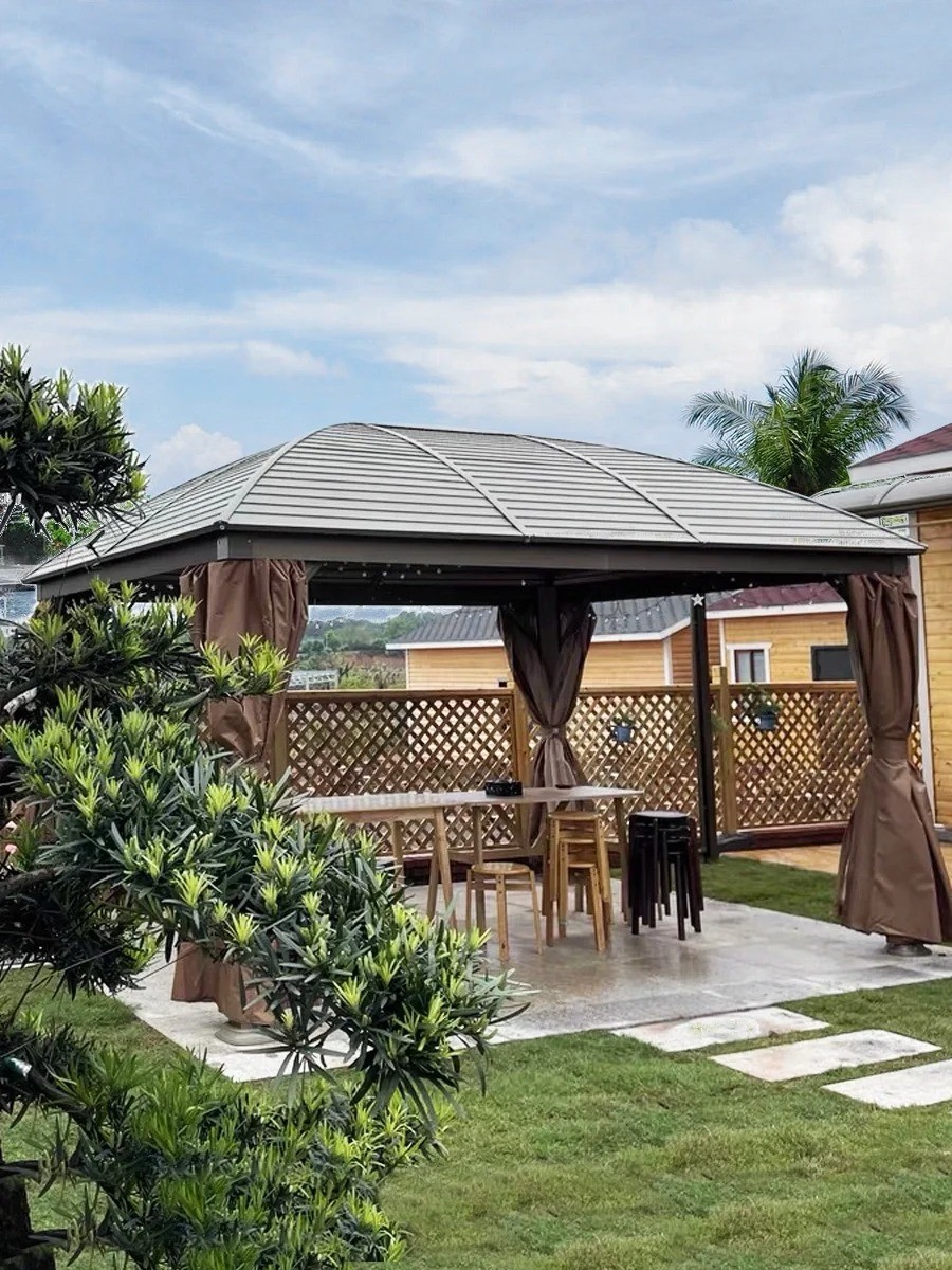 Enhance Your Outdoor Space with Durable Gazebo Metal Structures