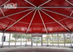 Aluminum High Peak Multi sides Luxury Wedding Tents With Glass ABS Walls