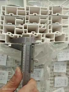 Quality UV Resistant Grey Chloride UPVC Door Profiles Heat Insulation Custom Design wholesale