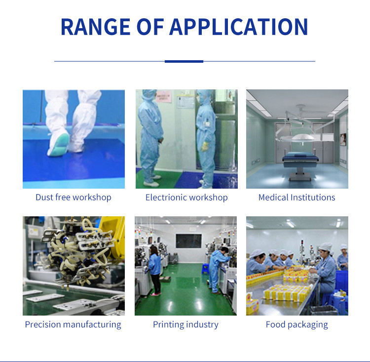 26" x 45"Disposable 30 Sheets White Peelable Cleanroom Tacky Mat PE Self Adhesive Sticky Mats