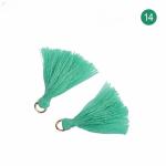 Colorful Cotton Tassel 3cm Garment Decoration Cotton Thread Tassels