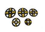 Professional Gym Steel Weight Plates Logo Available Black Color For Gym Clubs