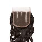4"X4" Virgin Brazilian Remy Hair Human Hair Lace Closure Natural Wave 8A Grade