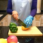 Antibacterial Plastic Disposable Aprons 70x110CM Without Sleeves