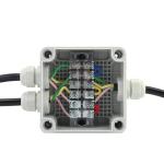 100*100*75mm Pastic Electrical Enclosure Cable Junction Box Connectors Assembled