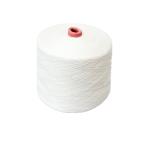 Wholesale 20S/2 100% Staple Spun Polyester Sewing Yarn High Tenacity Raw White