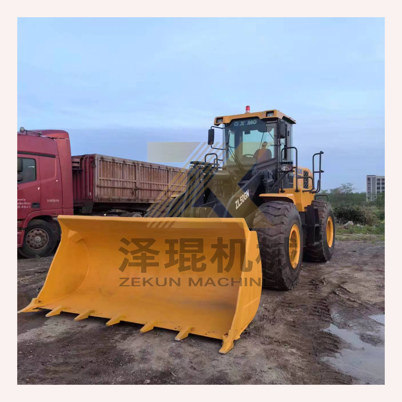 Other Hydraulic Valve Used ZL50GN Wheel Loader Machine with 3.0 CBM Bucket Construction