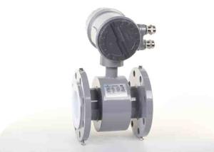 Quality 316L Electrode PTFE Liner Wastewater Flow Meter With Flanges Port wholesale