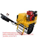 Walk Behind Two Wheel 5.5HP 16L Construction Road Roller