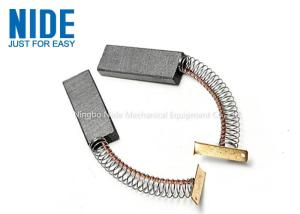 Quality Generator And Electric Motor Spare Parts Black Carbon Brush Low Noise wholesale