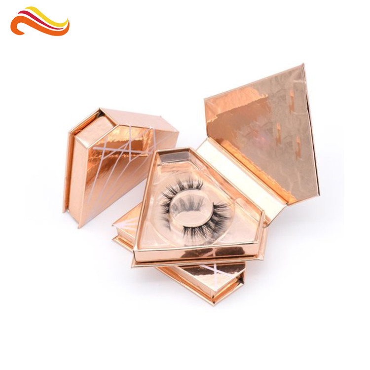 Cardboard Folding Magnetic Cosmetic Packaging Boxes With Ribbon