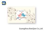 Plsatic PET / PP 3D Lenticular Card Customized 3D Animal Love Card Printing