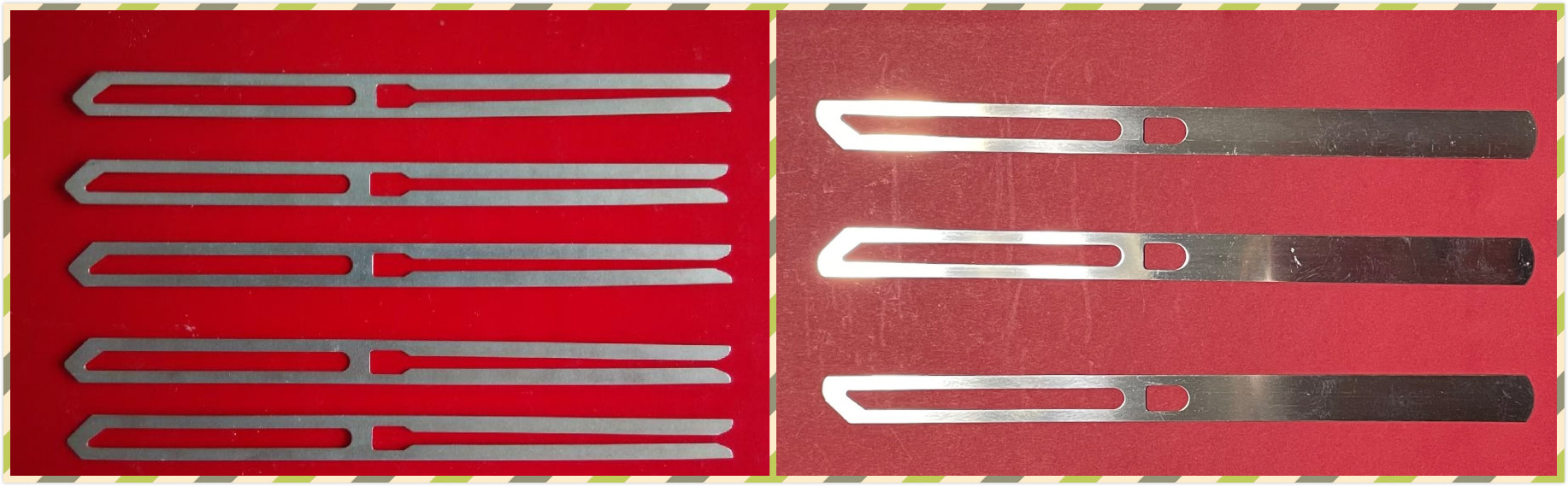 3x1.5mm Drop Wire Heald For High Speed Automatic Lace Band Crochet Machine