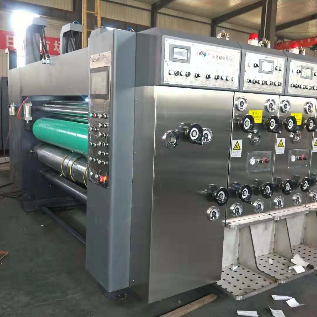 Hot Sale 4 Colors Flexo Graphic Printer Slotter Diecutter For Corrugated Cardboard
