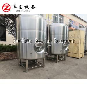 Quality Stainless Steel Commercial Fermentation Tanks , 2500L Bright Bbt Tank For Beer Brewery wholesale
