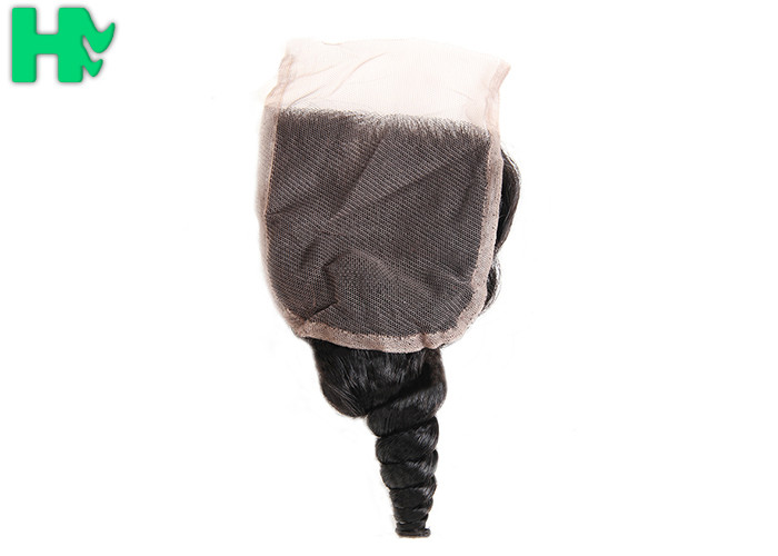 Brazillian Loose Wave Virgin Human Hair Closure 4*4 Free Part 9A 10A