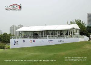 Quality 10m X 20m Glass Golf Sport Event Tents With Roof Lining Curtain wholesale