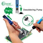 60w Soldering Iron Kit Temperature Adjustable Plastic Aluminum Alloy Green K010