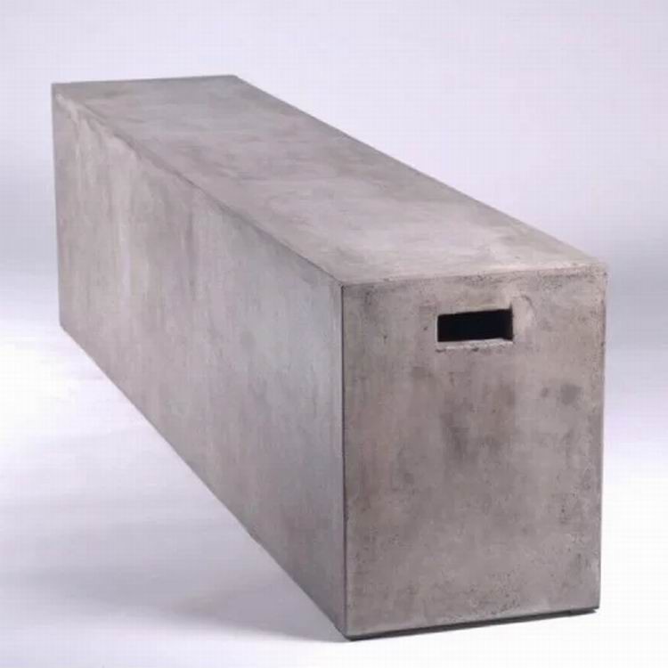 Square Round GRC Concrete Table Seating Chair Bench For Outdoor Indoor