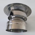 Stainless Chimney Flue Rain Caps , Flue Rain Cap For Fireplace Stove Pipe