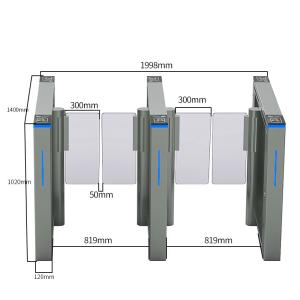 Quality Lobby Automatic System Turnstile Stainless Steel Half Height Turnstile Access Control wholesale