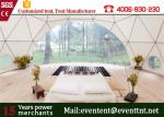 PVC Roof White Best Tent For Family Camping , Largest Camping Tent With Clear