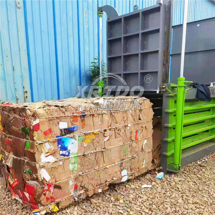 120T Automatic Horizontal Baler Hyd Cotton Compactor For Waste Plastic Bottles