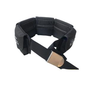 Quality Anti Slip Polyester Fiber Pouch Weight Belt , Black Scuba Weight Belt With Pockets wholesale