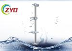 70cm Long Bathroom Stainless Steel Chrome Shower Set System Panel Sliding Bar