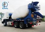 6x4 HOWO 9m3 10M3 Concrete Mixer Truck With Closely Hydraulic System