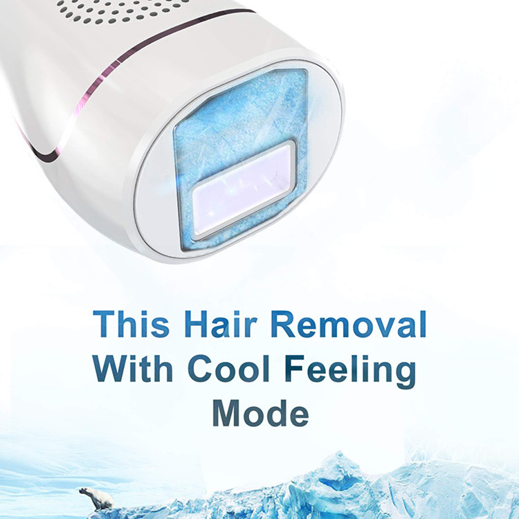 White 990000 Flashes 50HZ 60HZ 2.6A IPL Laser Epilator