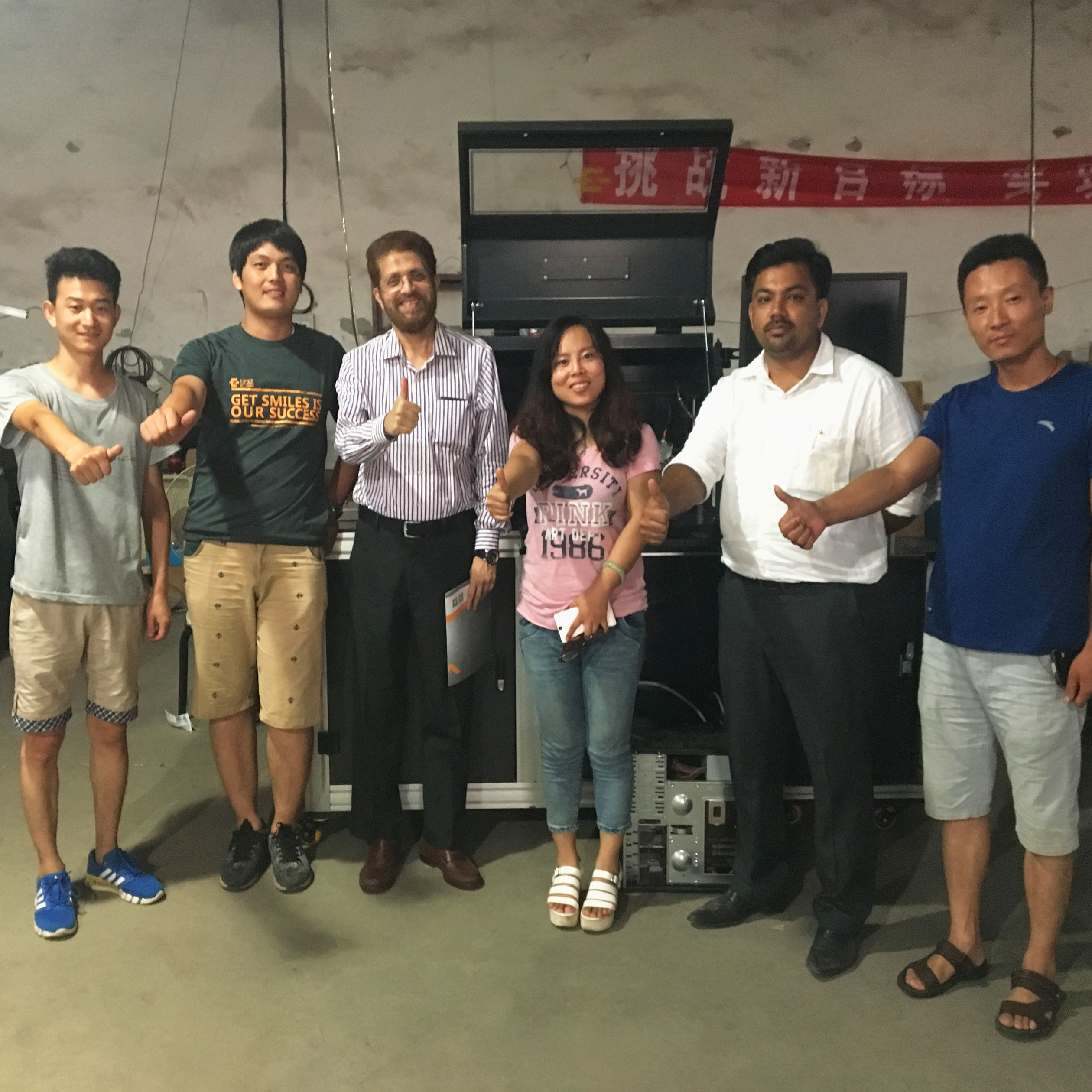 Automatic Correction Function Flat Metal Finishing Machine For Carbon Steel
