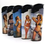 Customized Classic Fashionable Butane Gas Lighters Rechargeable and Disposable